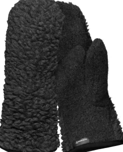Norrøna /29 Wool Pile Liner Mittens Caviar Black Clearance