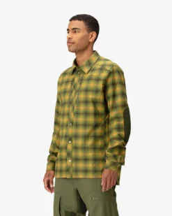 Norrøna Finnskogen Wool Shirt M's Olive Night Discount