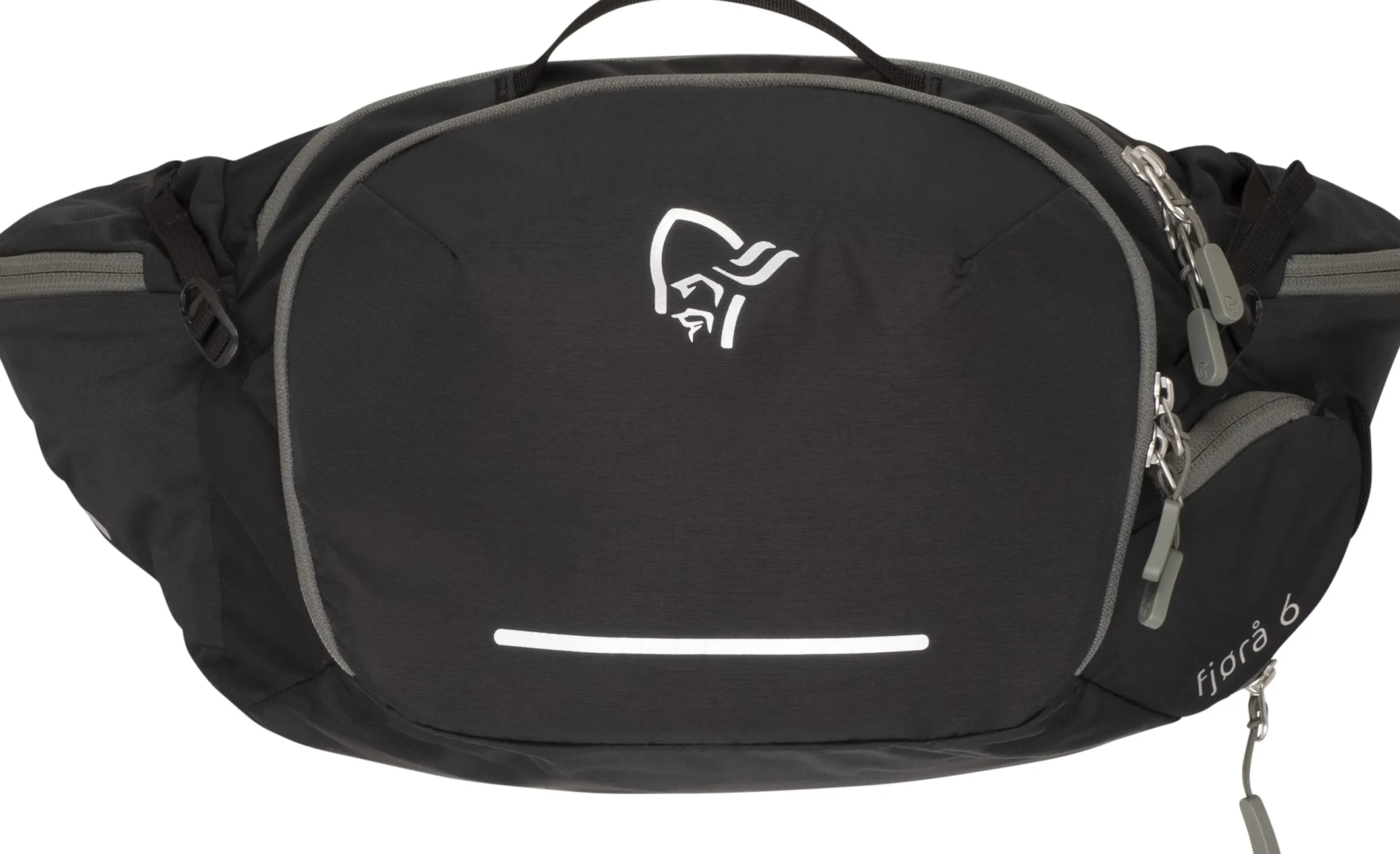 Norrøna Fjørå Econyl195 6L Hip Pack Caviar Black Flash Sale