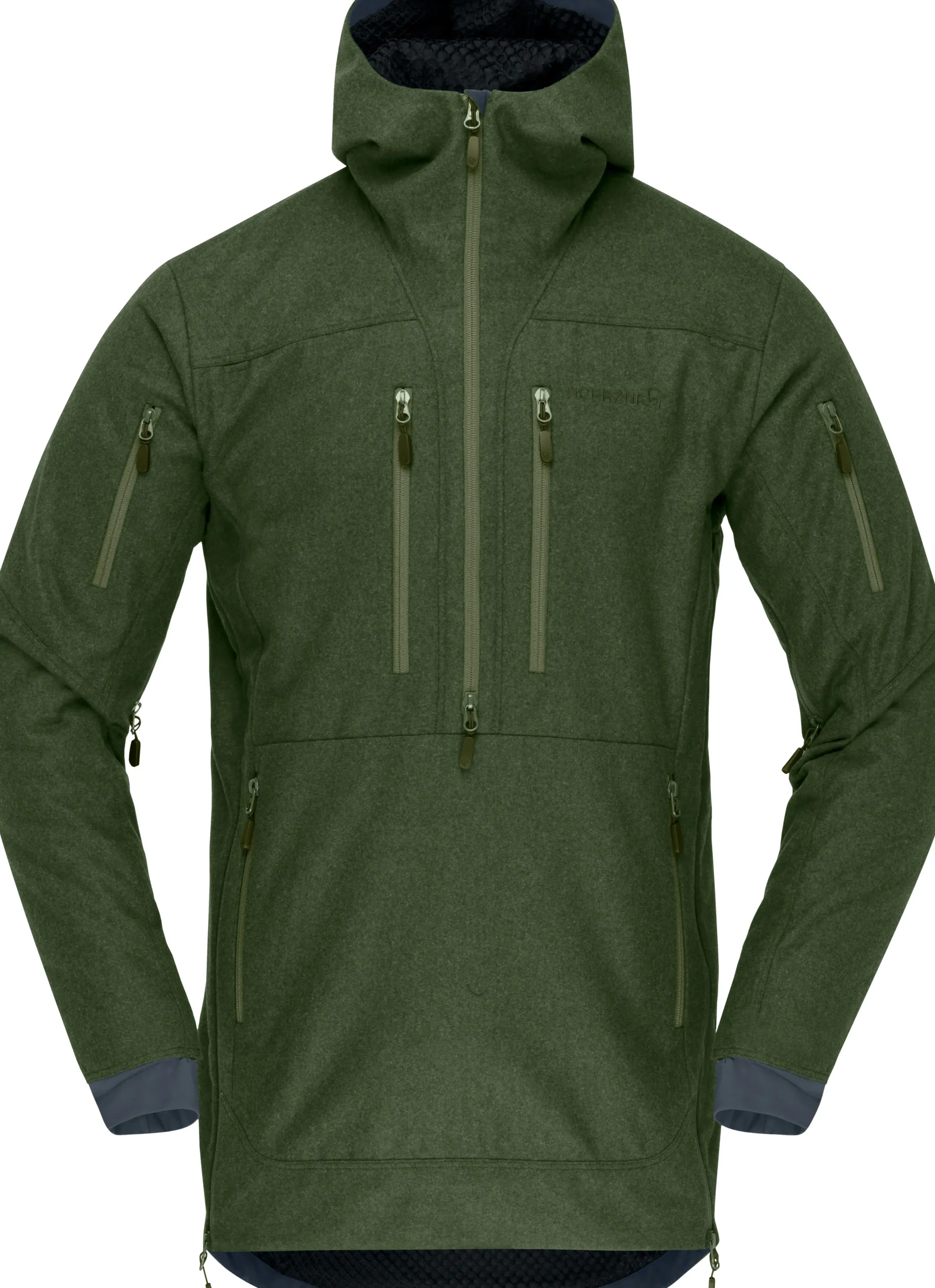 Norrøna Kvinnherad Wool Smock M's Olive Night Flash Sale