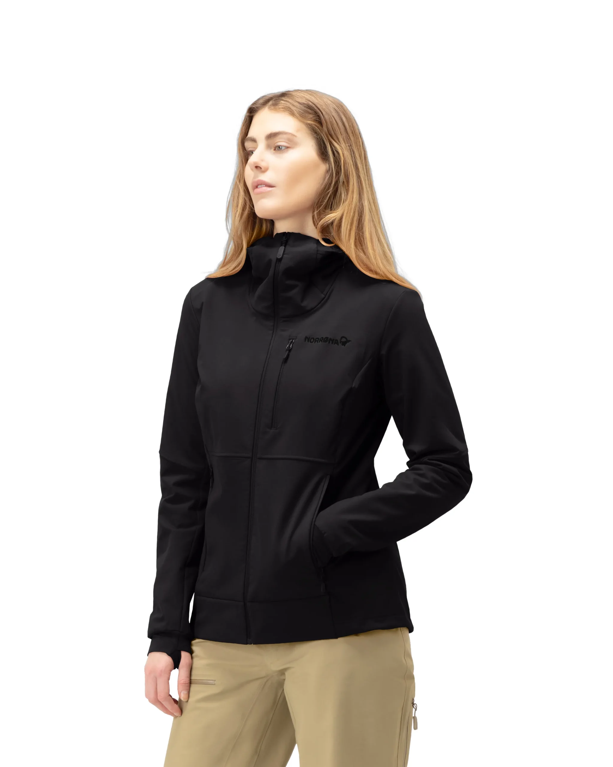 Norrøna Lofoten Hiloflex200 Hood W's Caviar Black Flash Sale