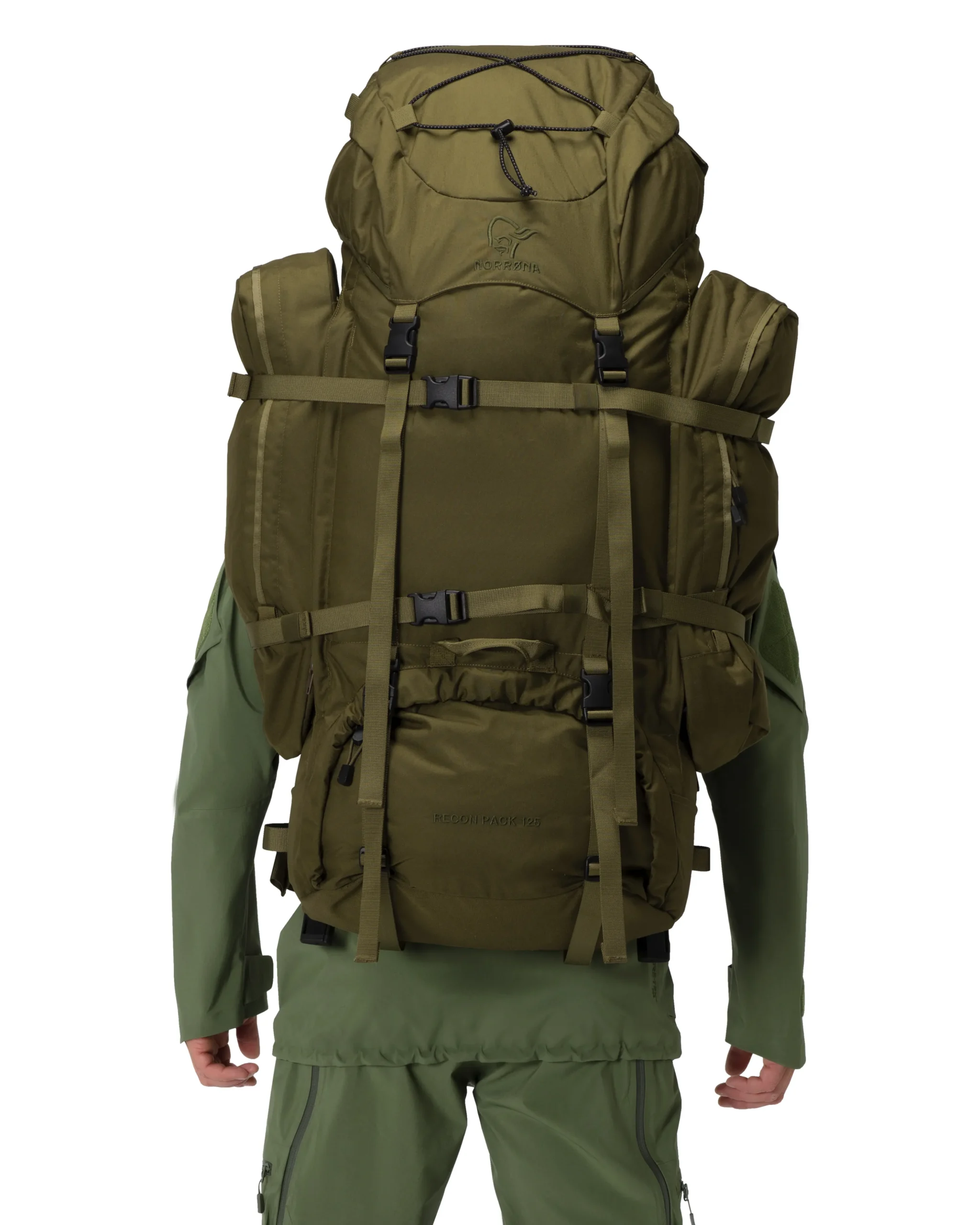 Norrøna Recon 125L Synkroflex Pack Military Green Online