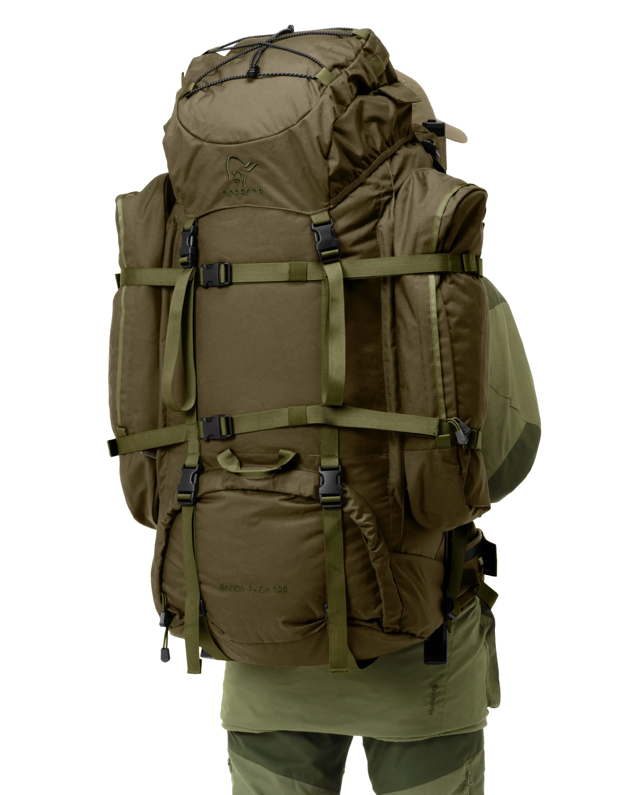Norrøna Recon 125L Synkroflex Pack Military Green Online