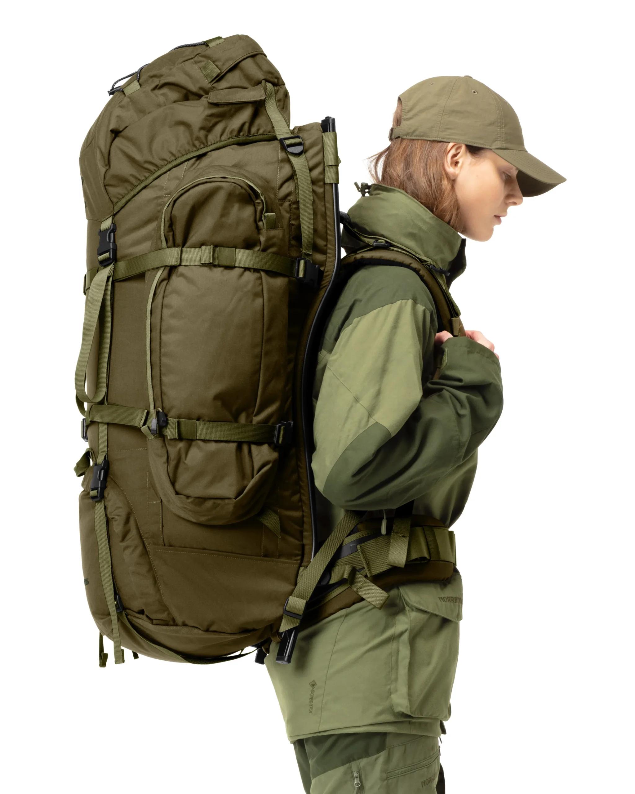 Norrøna Recon 125L Synkroflex Pack Military Green Online