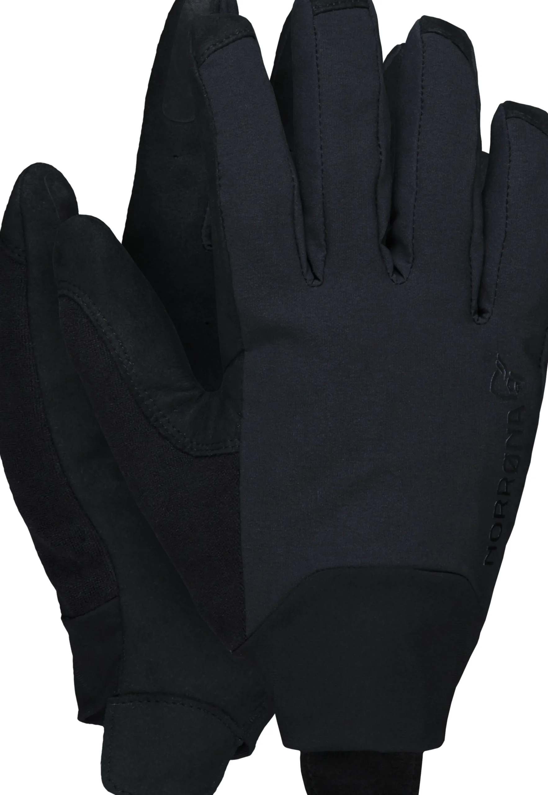 Norrøna Skibotn Flex1 Gloves Unisex Caviar Black Clearance