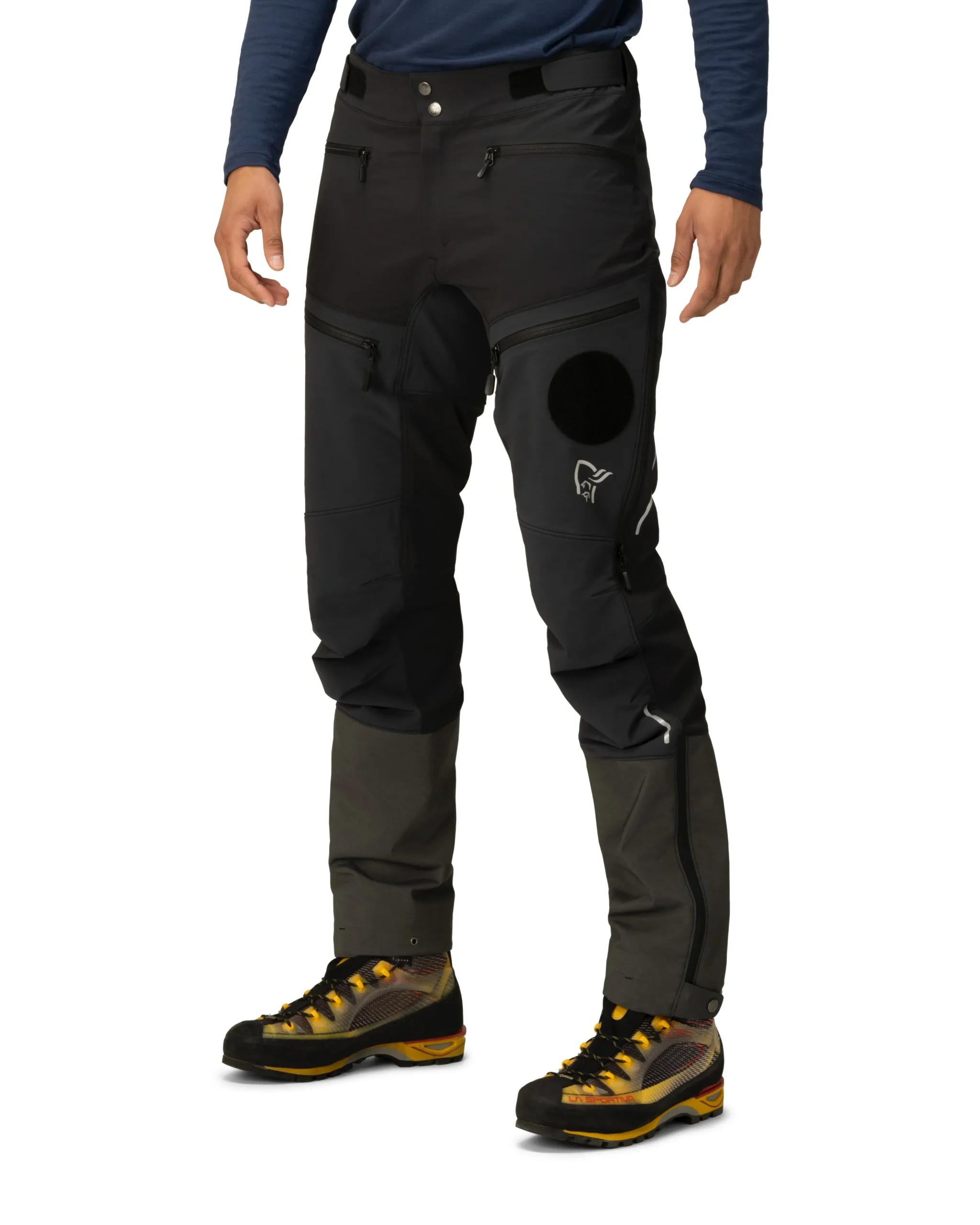 Norrøna Trollveggen Flex1 Rescue Pants M's Caviar Black New