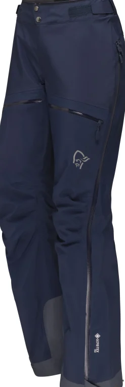 Norrøna Trollveggen Gore-Tex Pro Light Pants W's Indigo Night Blue/Indigo Night Best