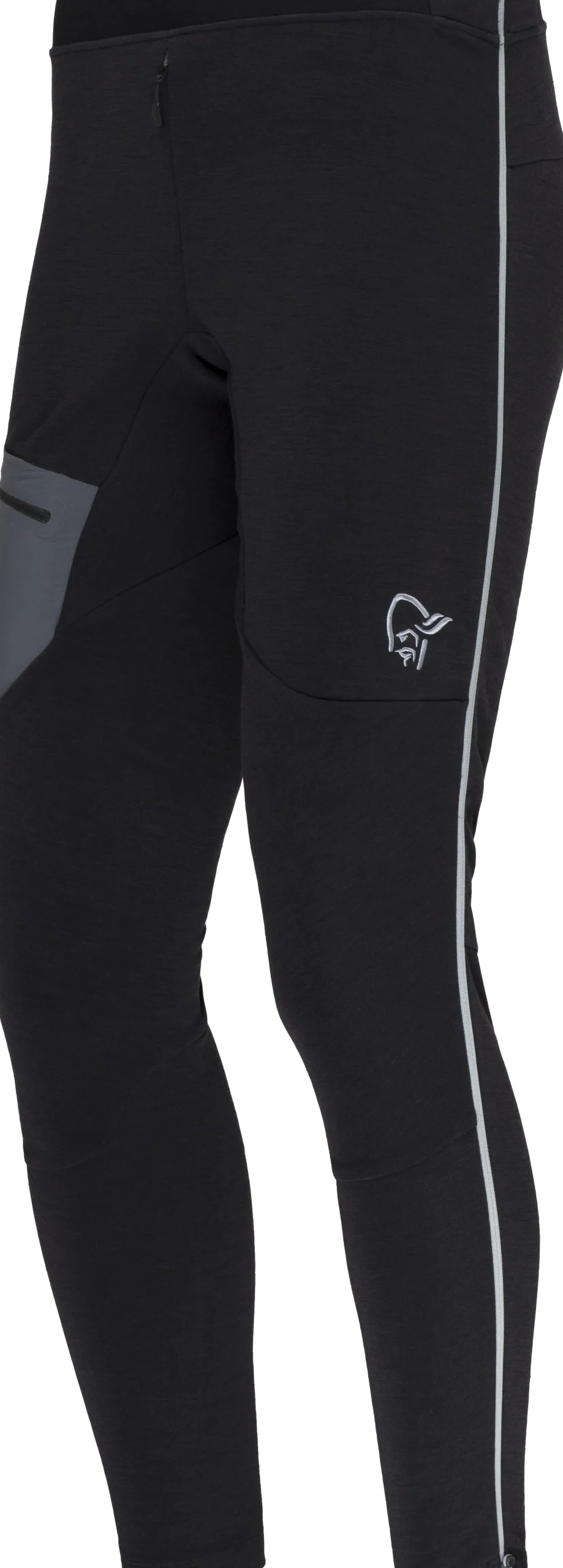 Norrøna Trollveggen Warmwool2 Stretch Tights M's Caviar Black Shop