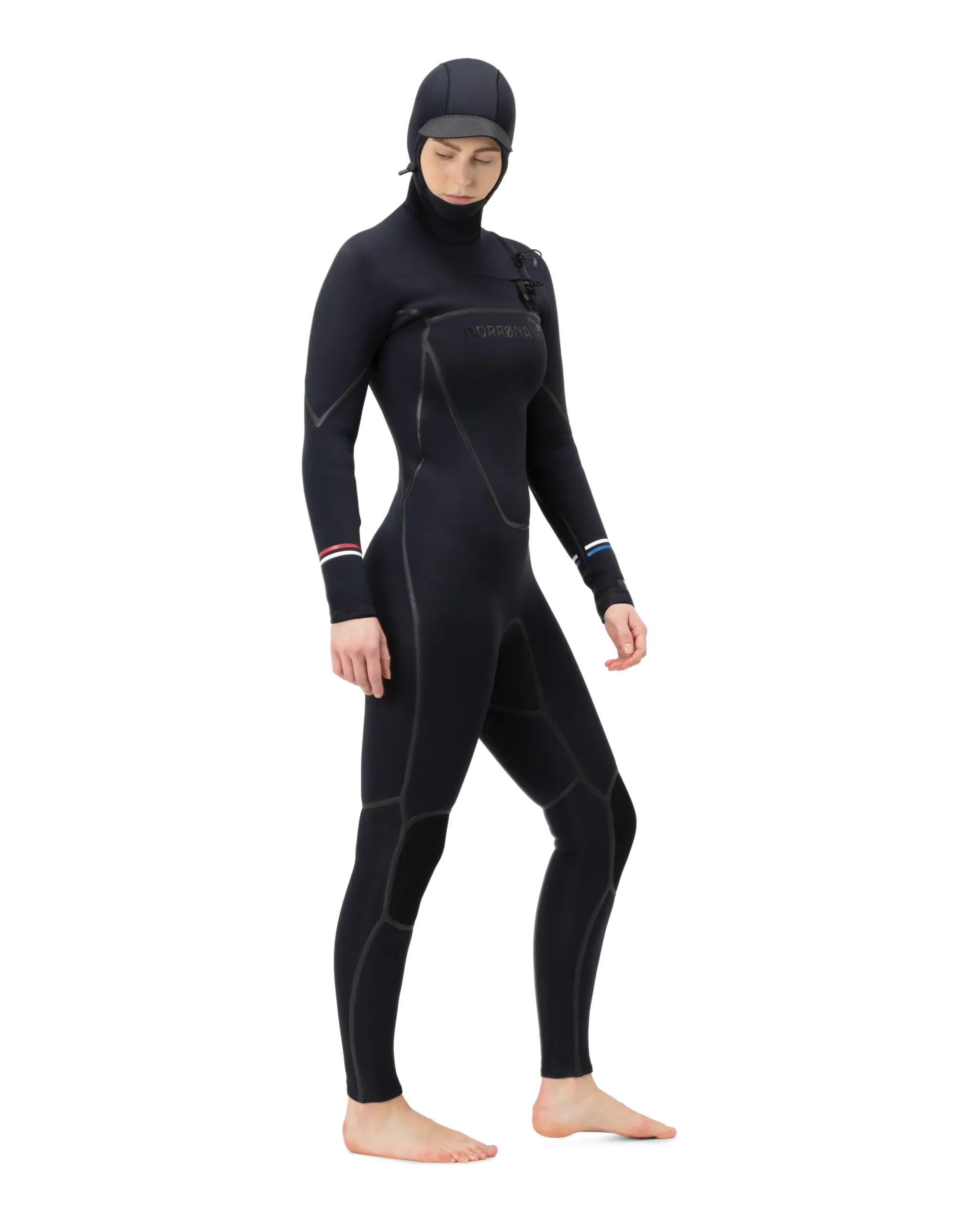 Norrøna Unstad 5.5/5/4 Hooded Wetsuit M's Caviar Black Clearance