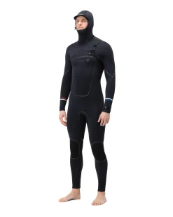 Norrøna Unstad 5.5/5/4 Hooded Wetsuit M's Caviar Black Clearance