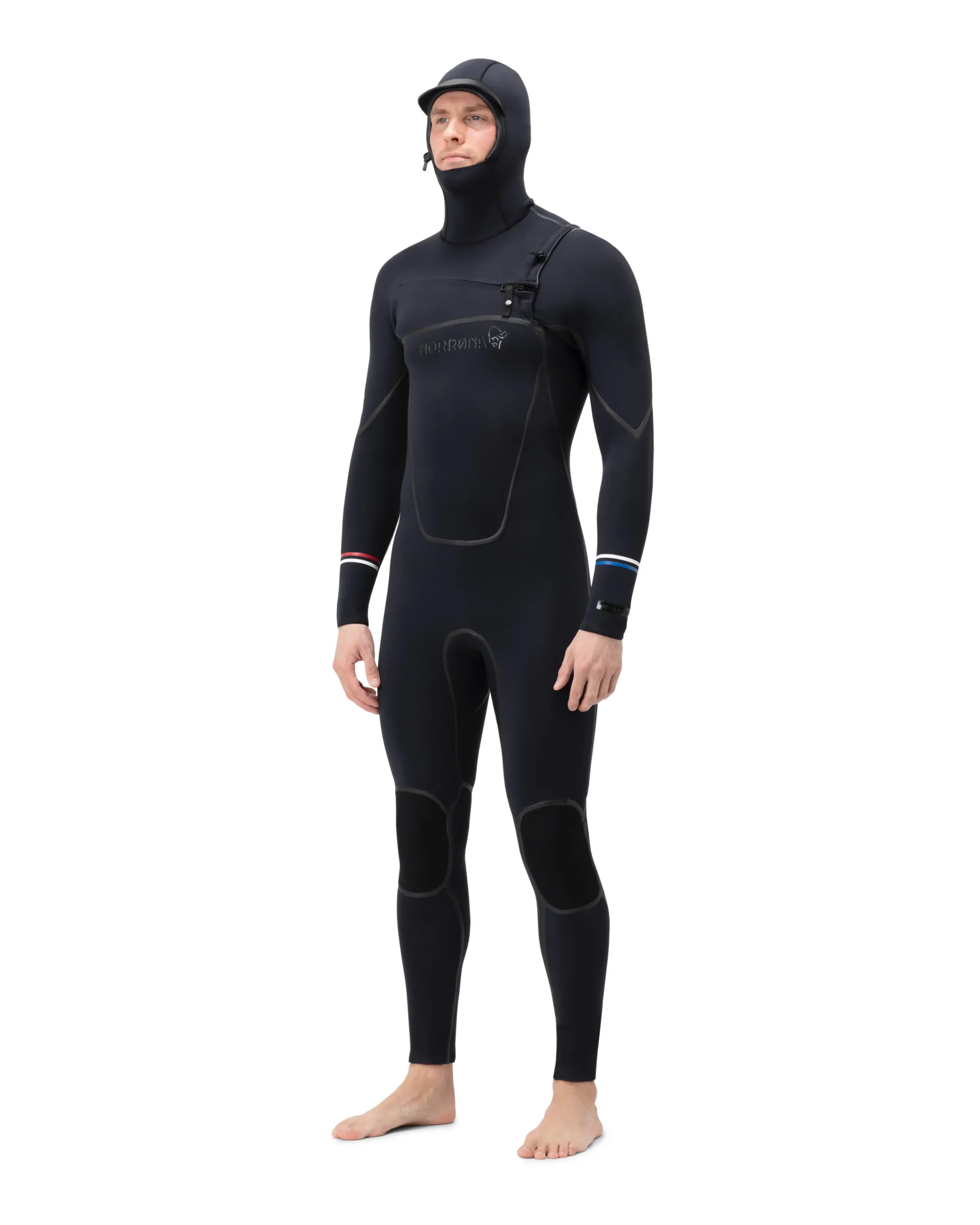 Norrøna Unstad 5.5/5/4 Hooded Wetsuit M's Caviar Black Clearance