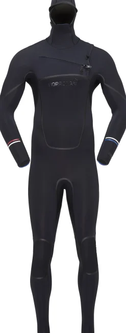 Norrøna Unstad 5.5/5/4 Hooded Wetsuit M's Caviar Black Clearance