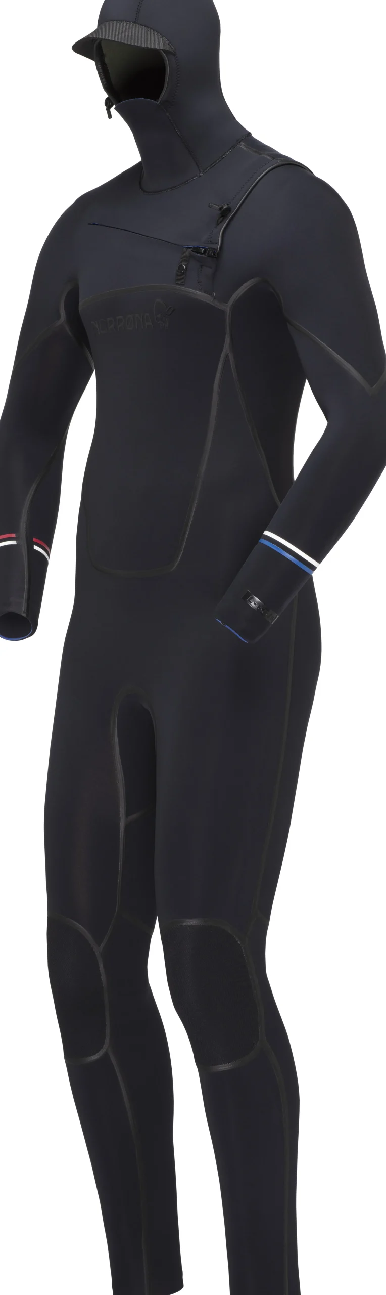 Norrøna Unstad 5.5/5/4 Hooded Wetsuit M's Caviar Black Clearance