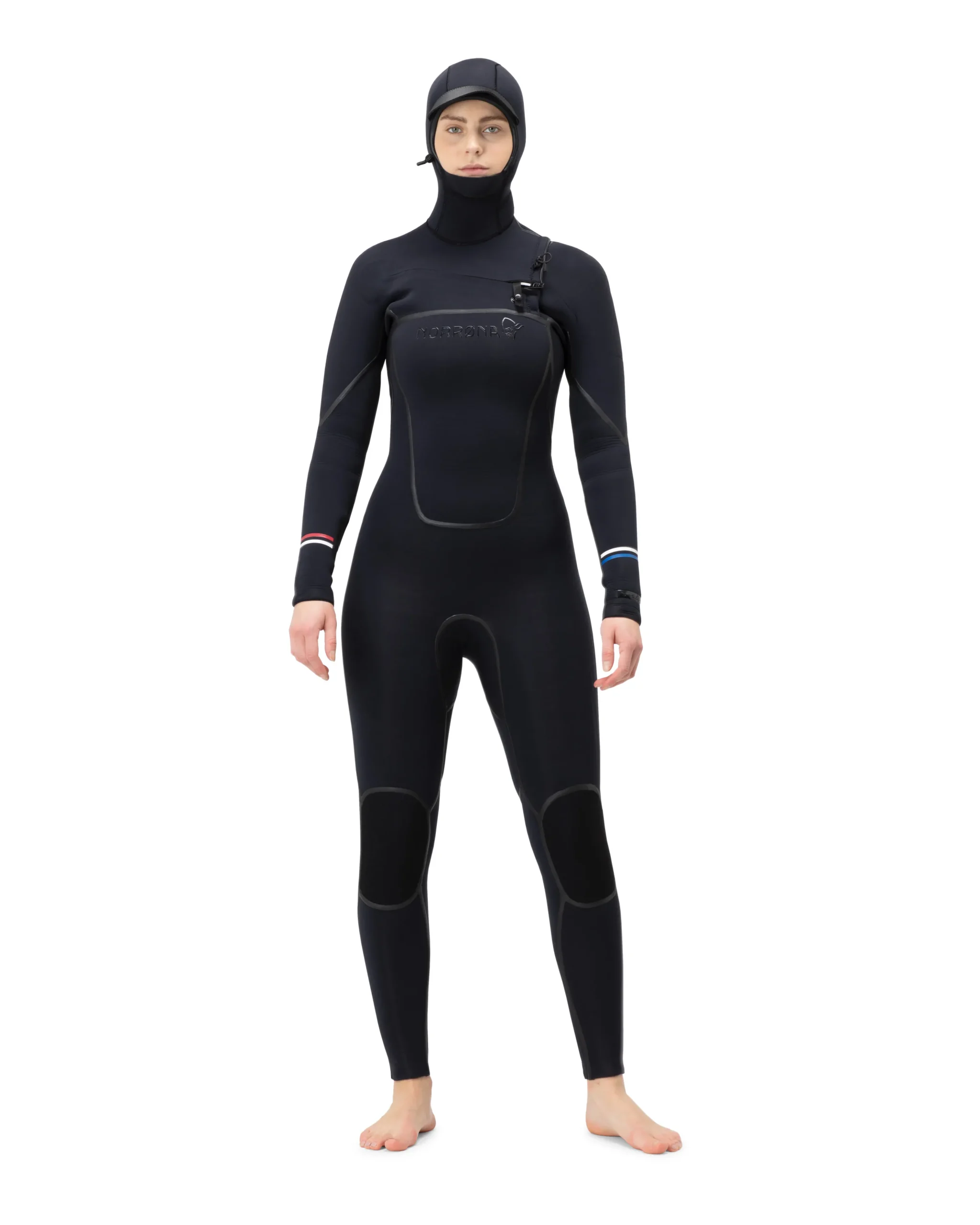 Norrøna Unstad 5.5/5/4 Hooded Wetsuit M's Caviar Black Clearance