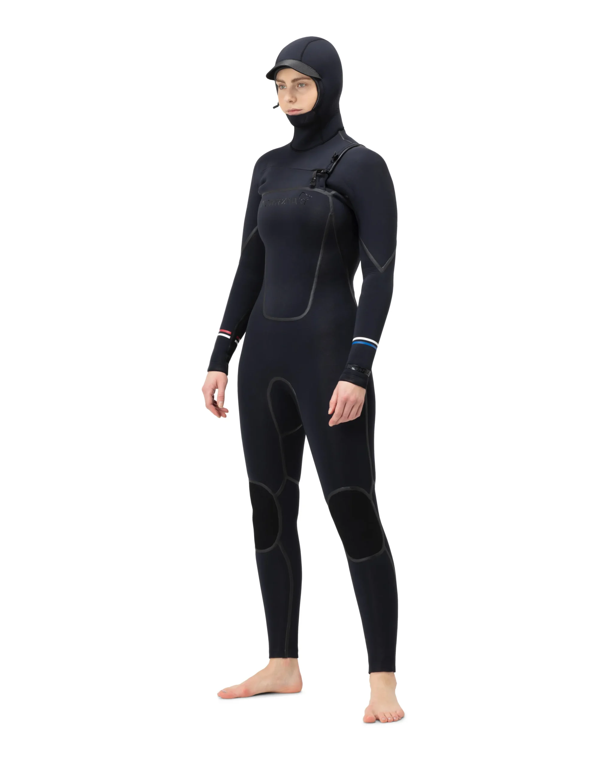 Norrøna Unstad 5.5/5/4 Hooded Wetsuit M's Caviar Black Clearance